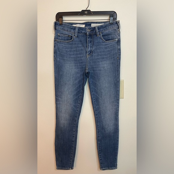 Pilcro and The Letterpress High Rise Denim Leggings Stretch Jean Denim Sz 29. - Picture 8 of 17